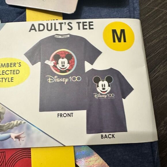 Disney Adult Size Medium 100 Year Tee New - Picture 2 of 3